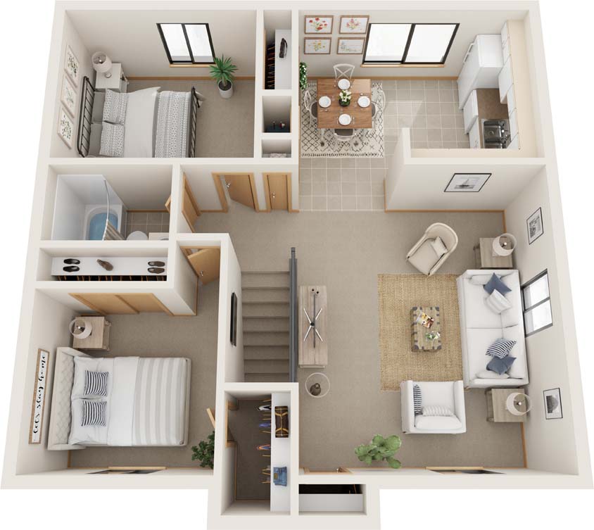 Alleghney Upper floor plan